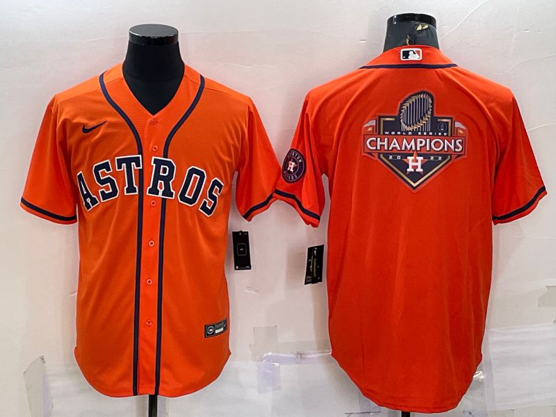 Men Houston Astros Blank Orange Game Nike 2022 MLB Jerseys->houston astros->MLB Jersey